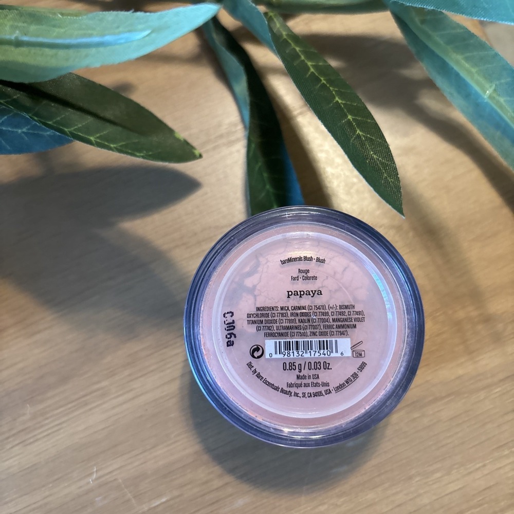 BareMinerals Loose Mineral Powder Blush ~ Papaya ~ 0.03oz/0.85g Sealed